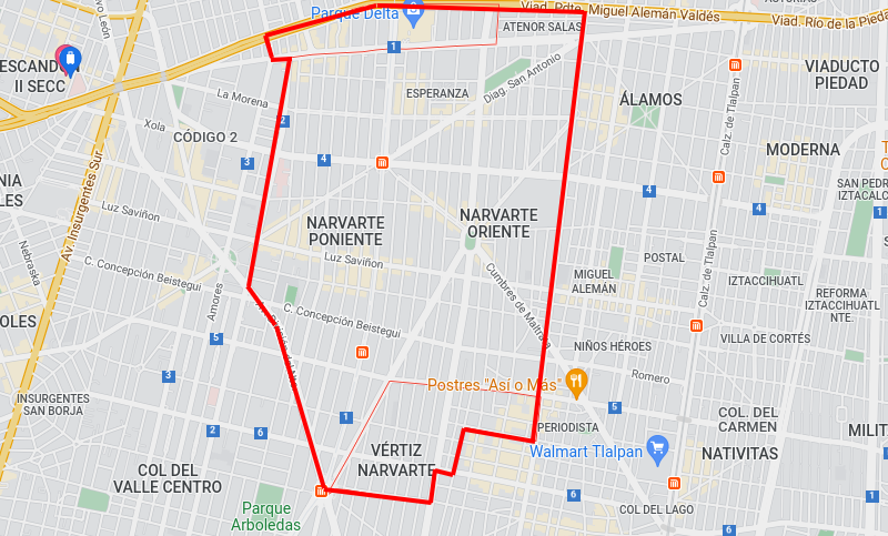 Neighborhoods in Mexico City - Narvarte