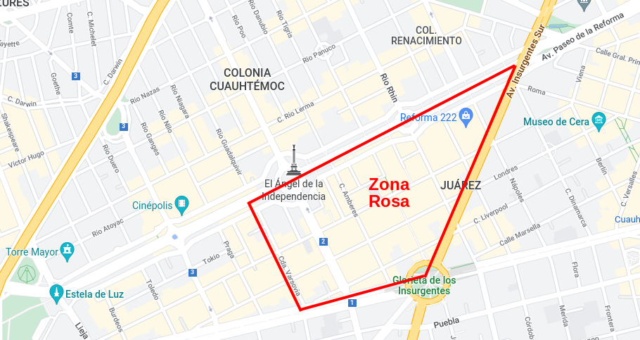 Best Neighborhoods in Mexico City - Zona Rosa