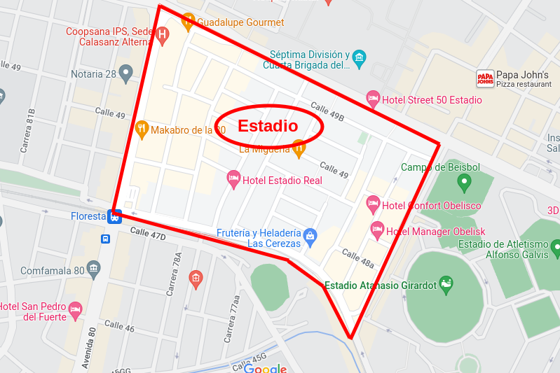 Best Medellin Neighborhoods - Estadio