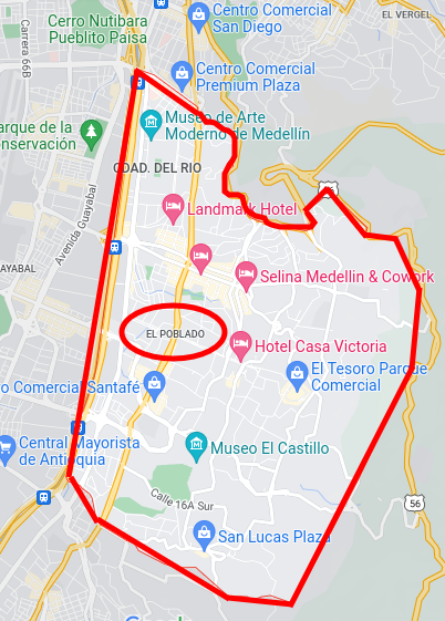Best Medellin Neighborhoods - el poblado