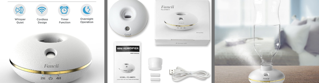 travel humidifier - Fancii Cool Mist Portable Humidifier 1