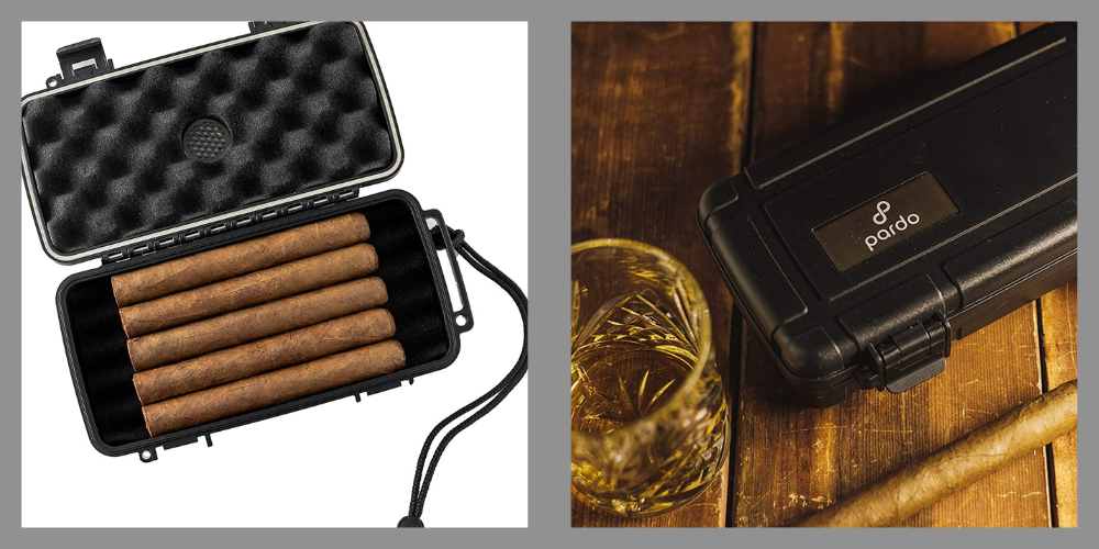 Pardo Cigar Travel Humidor Case