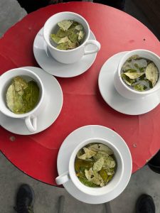Complimentary locally sourced Coca Tea, all you can drink! 