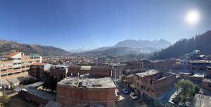 Huaraz and some nearby mountains 