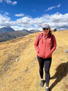 Huaraz, Peru - Megan hikes Laguna Wilcachoca
