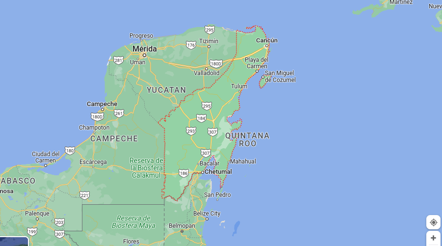 states in Mexico - Quintana Roo