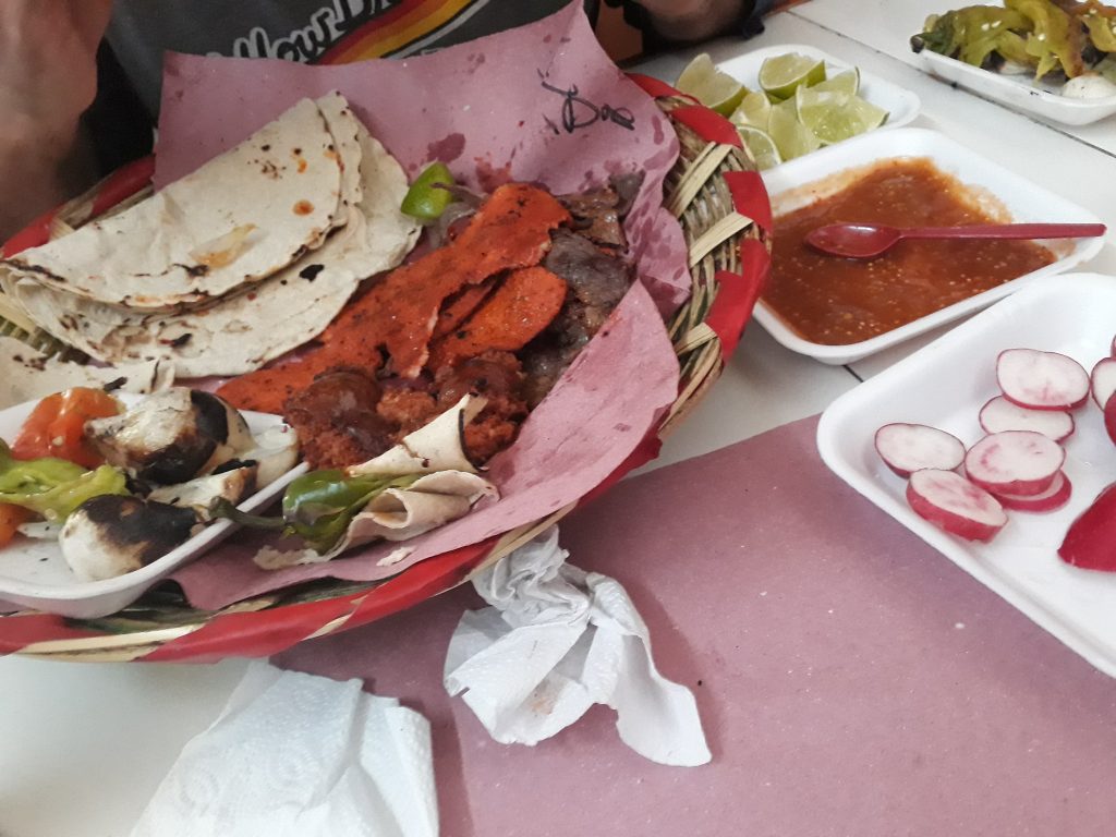 Street Food Tours In Oaxaca - grilled meats